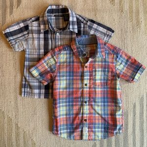 3T button up short sleeve shirts bundle
